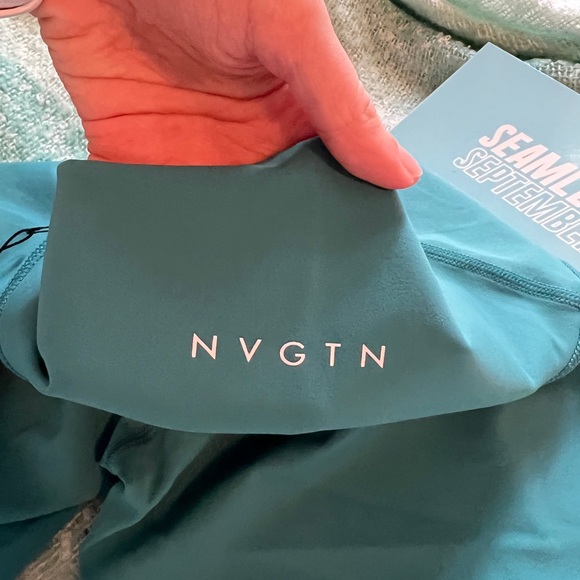 NVGTN teal signature 2.0 shorts - Picture 5 of 5
